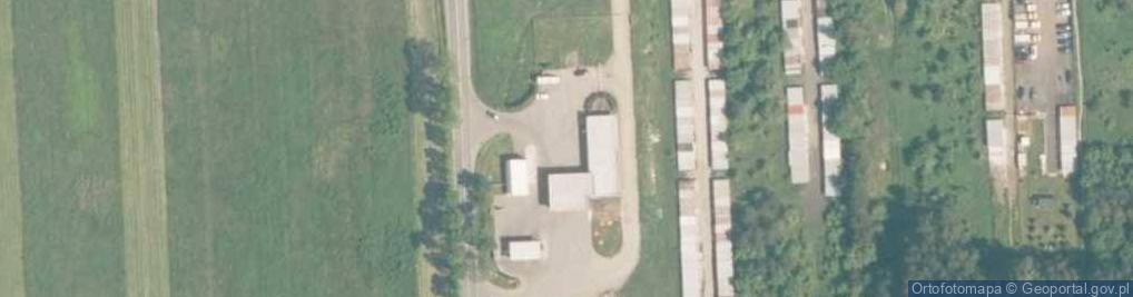 Zdjęcie satelitarne Huzar - Stacja paliw