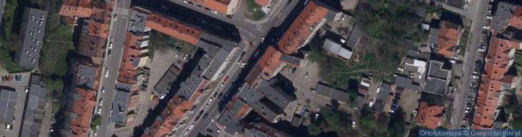 Zdjęcie satelitarne Czyszczenie kanalizacji w Legnicy