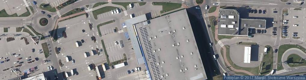 Zdjęcie satelitarne Ikea - punkt odbioru