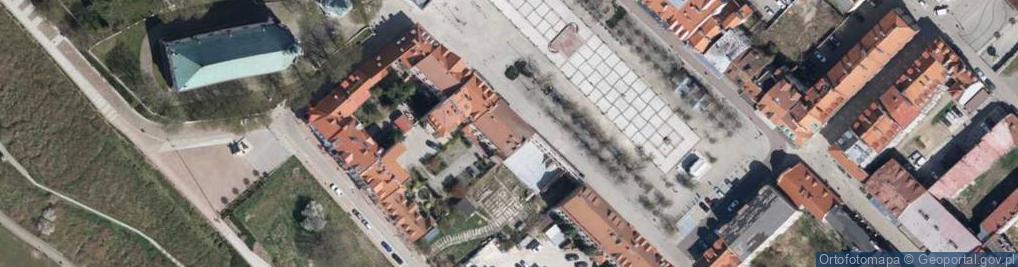 Zdjęcie satelitarne Centrum Informacji Turystycznej Płock