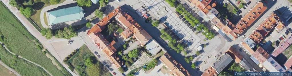 Zdjęcie satelitarne Centrum Informacji Turystycznej Płock