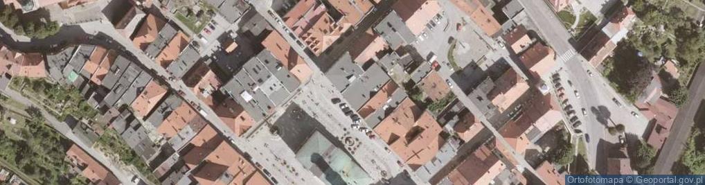 Zdjęcie satelitarne Centrum Informacji Turystycznej w Bystrzycy Kłodzkiej
