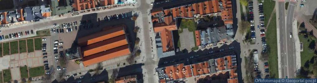 Zdjęcie satelitarne Centrum Informacji Turystycznej w Elblągu