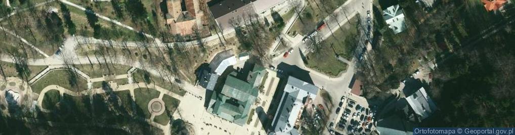 Zdjęcie satelitarne Centrum Informacji Turystycznej w Iwoniczu-Zdroju