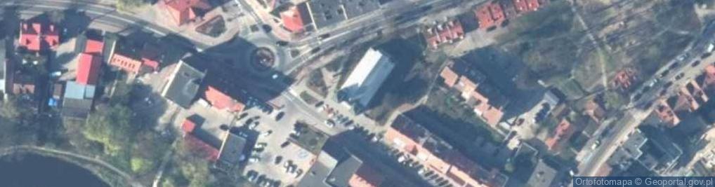 Zdjęcie satelitarne Centrum Informacji Turystycznej w Lidzbarku Warmińskim