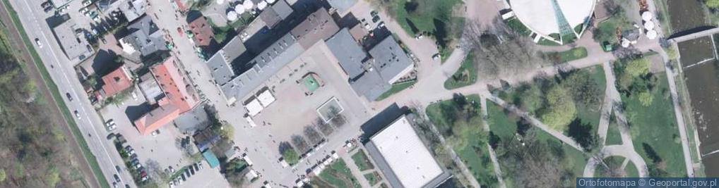 Zdjęcie satelitarne Centrum Informacji Turystycznej w Wiśle