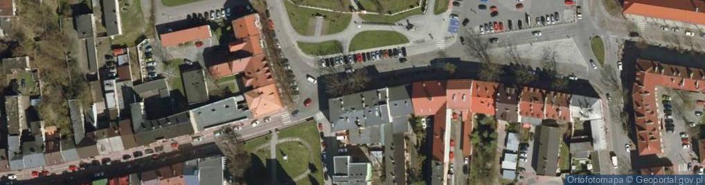 Zdjęcie satelitarne Centrum Infromacji Turystycznej Powiatu Łowickiego w Łowiczu
