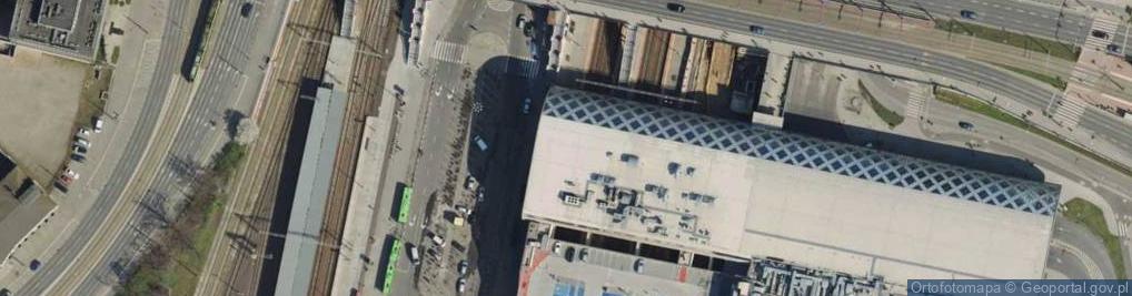 Zdjęcie satelitarne CIM - filia Dworzec Główny PKP