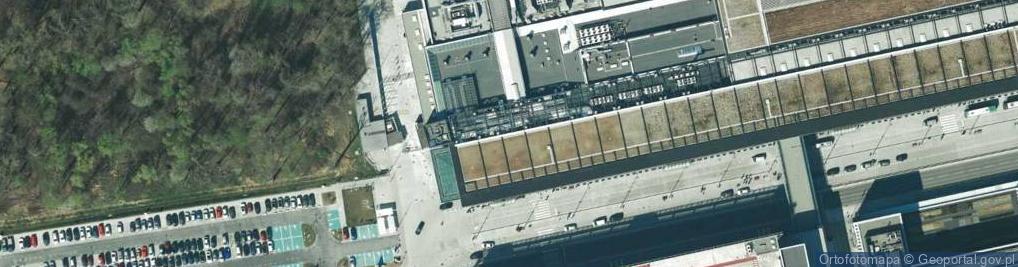 Zdjęcie satelitarne Punkt Informacji Miejskiej InfoKraków - Balice