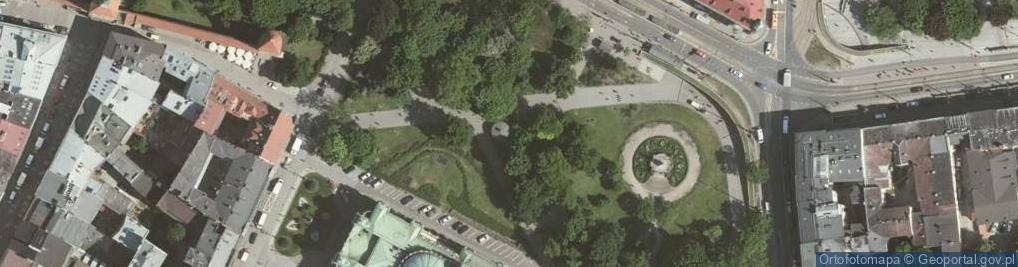 Zdjęcie satelitarne Punkt Informacji Miejskiej InfoKraków - ul. Szpitalna