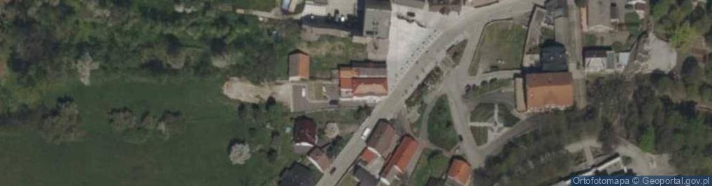 Zdjęcie satelitarne Punkt Informacji Turystycznej Gminy Leśnica