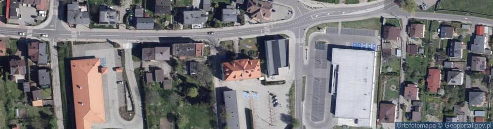 Zdjęcie satelitarne Punkt Informacji Turystycznej Radlin, Gminne Centrum Informacji (budynek koło straży)