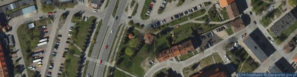 Zdjęcie satelitarne Punkt Informacji Turystycznej w Bartoszycach