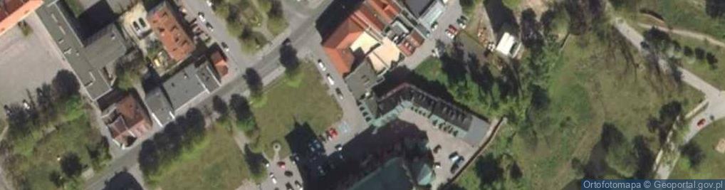 Zdjęcie satelitarne Punkt Informacji Turystycznej w Braniewie