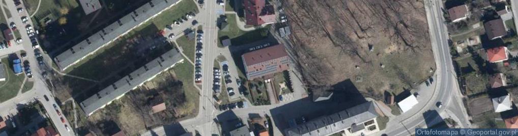 Zdjęcie satelitarne Punkt Informacji Turystycznej w Dąbrowie Tarnowskiej
