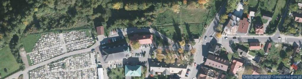 Zdjęcie satelitarne Punkt Informacji Turystycznej w Istebnej