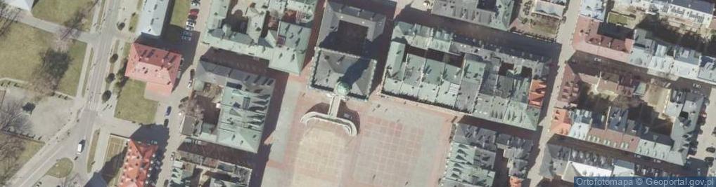 Zdjęcie satelitarne Zamojskie Centrum Informacji Turystycznej i Historycznej w Zamościu