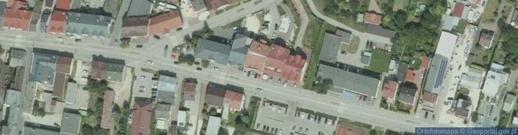 Zdjęcie satelitarne Jan Treliński 1.Bajt Computers, 2.Trestal