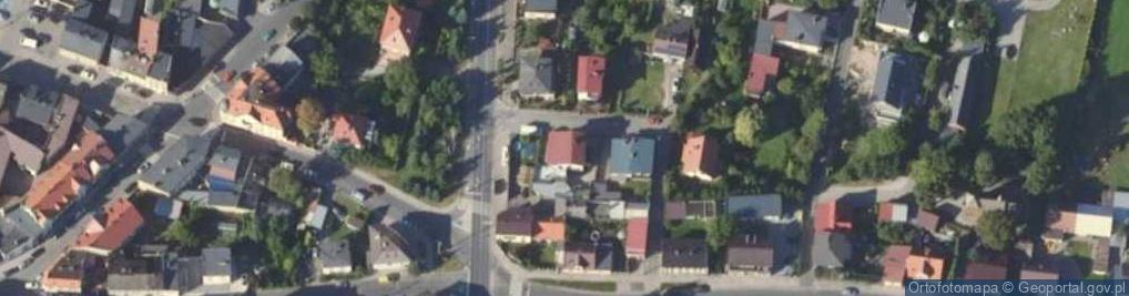 Zdjęcie satelitarne Net + Usługi Komputerowo Internetowe A Fulara T Gąszczak R Szymański