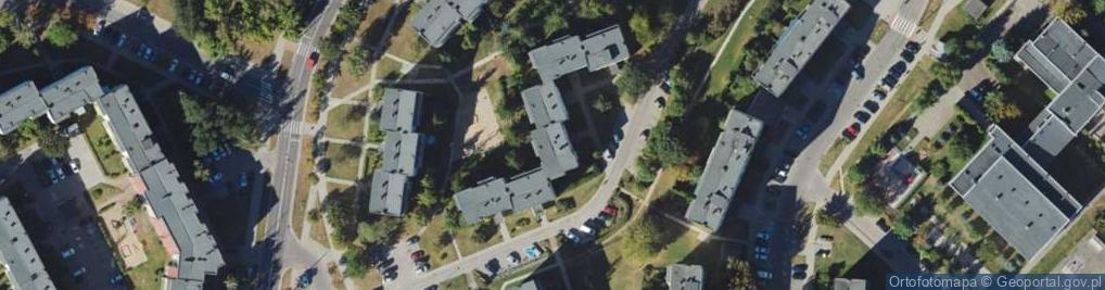 Zdjęcie satelitarne Pracownia Komputerowa Bezetus w Białymstoku