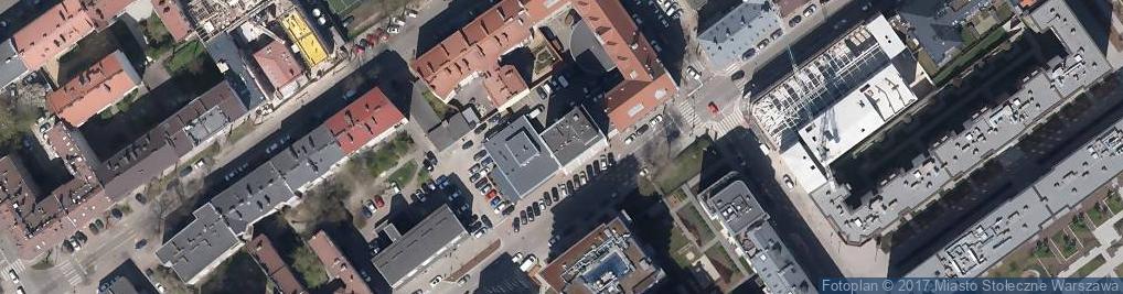 Zdjęcie satelitarne Komenda Główna Policji Centralne Biuro Śledcze