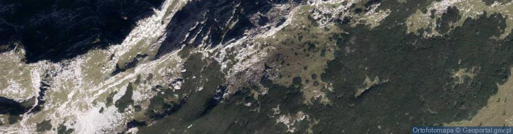 Zdjęcie satelitarne Długi Giewont