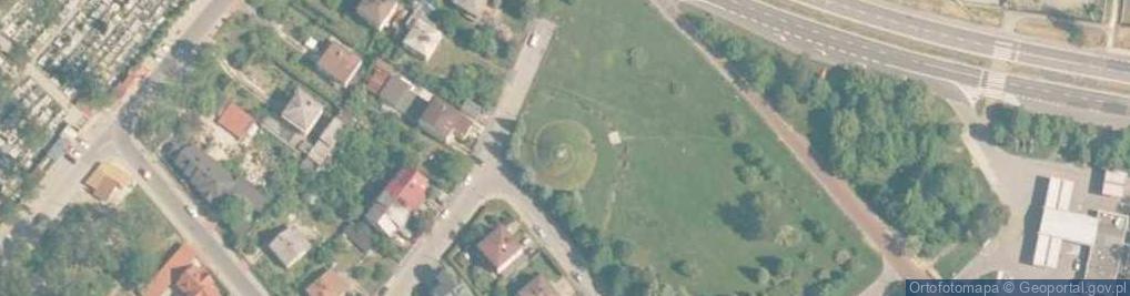 Zdjęcie satelitarne Kopiec Kościuszki