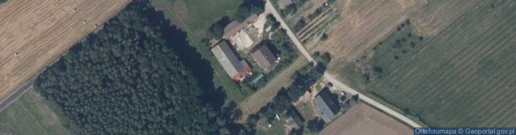 Zdjęcie satelitarne Adamówek (powiat żyrardowski)