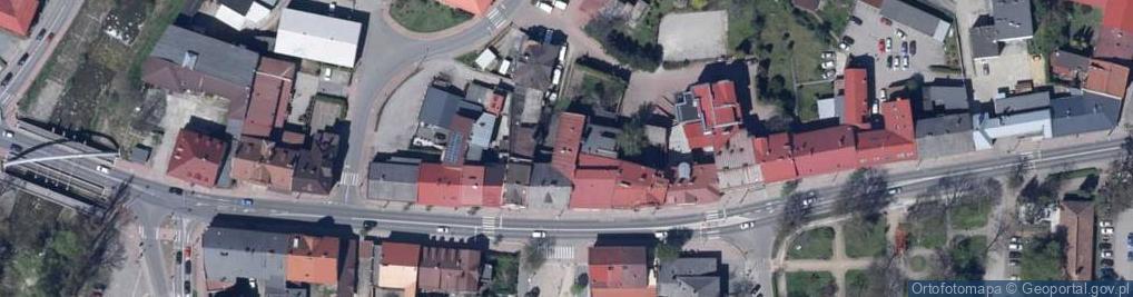Zdjęcie satelitarne Andrychów