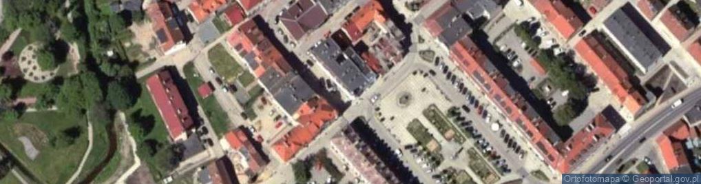 Zdjęcie satelitarne Biskupiec