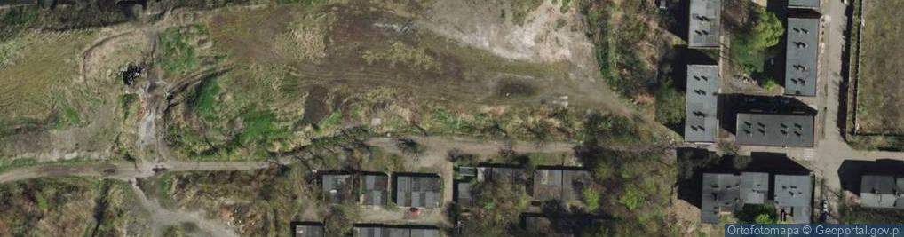 Zdjęcie satelitarne Bobrek (dzielnica Bytomia)