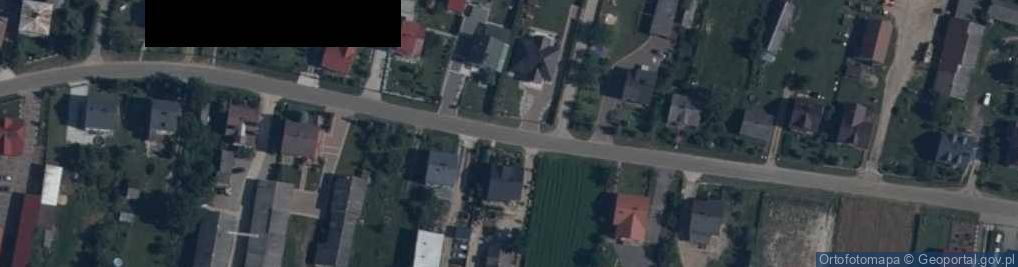 Zdjęcie satelitarne Borki-Paduchy