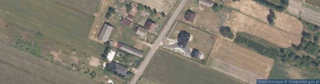 Zdjęcie satelitarne Borowa (gmina Przedbórz)