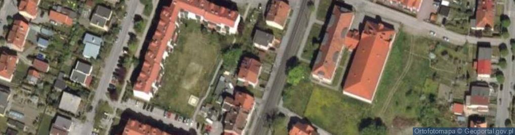 Zdjęcie satelitarne Braniewo
