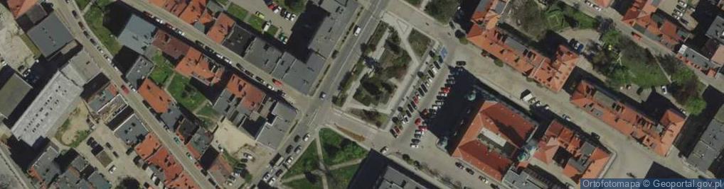 Zdjęcie satelitarne Brzeg (miasto)