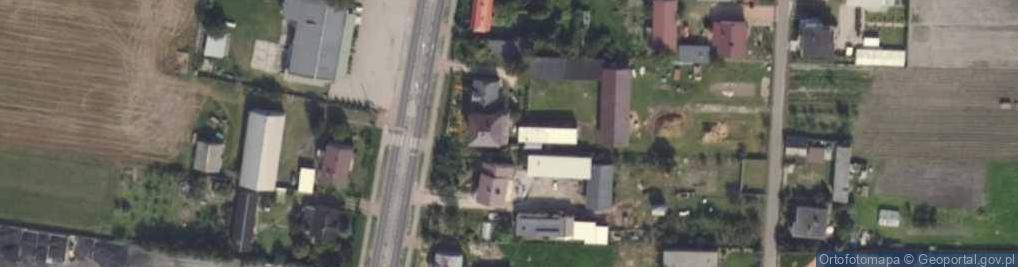Zdjęcie satelitarne Ceków