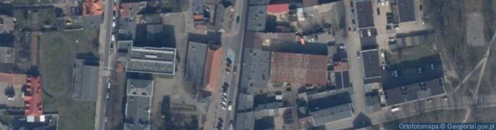Zdjęcie satelitarne Centrum Informacji Turystycznej PTTK