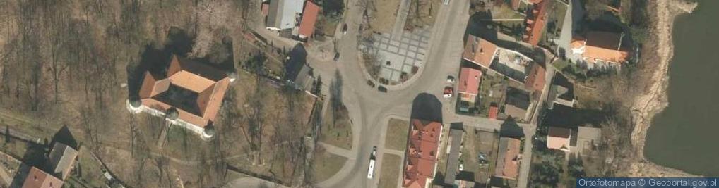 Zdjęcie satelitarne Chobienia (powiat lubiński)