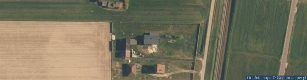 Zdjęcie satelitarne Chropy-Kolonia