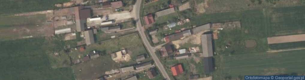 Zdjęcie satelitarne Chrusty (powiat łaski)