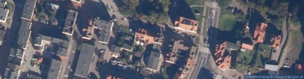 Zdjęcie satelitarne Człuchów