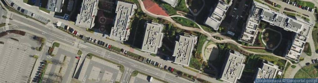 Zdjęcie satelitarne Dąb (dzielnica Katowic)