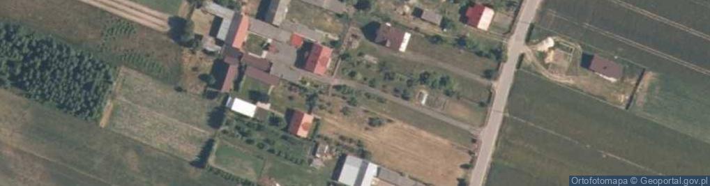 Zdjęcie satelitarne Dąbrowa (gmina Lubochnia)