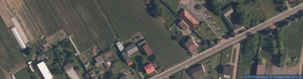 Zdjęcie satelitarne Dąbrowa (gmina Popów)