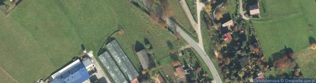 Zdjęcie satelitarne Dąbrowa (powiat nowosądecki)