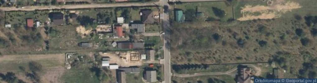 Zdjęcie satelitarne Dąbrowa (powiat pabianicki)