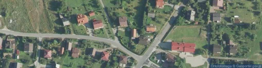 Zdjęcie satelitarne Dąbrowa (powiat wielicki)