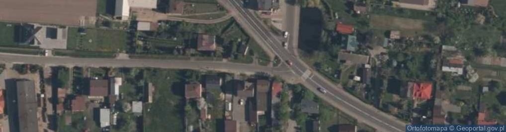 Zdjęcie satelitarne Dąbrowa (powiat wieluński)