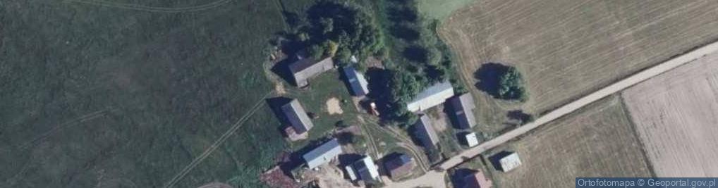 Zdjęcie satelitarne Dębina (województwo podlaskie)