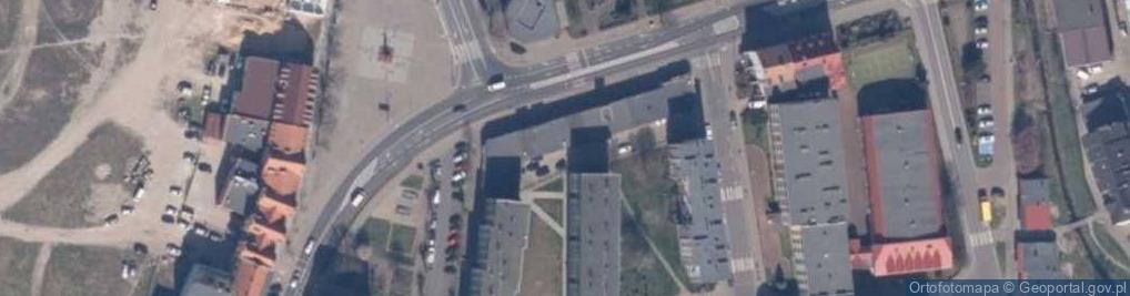 Zdjęcie satelitarne Dębno